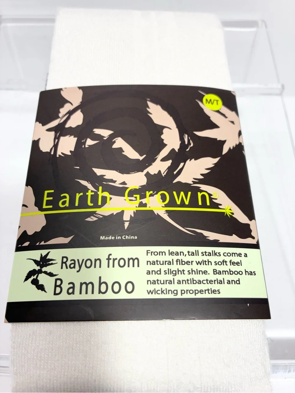 Y2K Cable Knit Earth Grown Bamboo Tights Ivory Size M/T